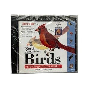 North American Birds with Roger Tory Peterson (PC, 2000) - Brand New Sealed VTG